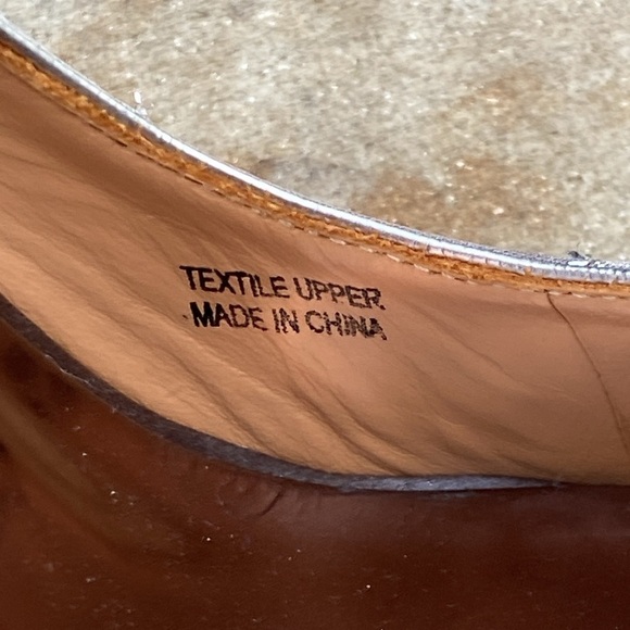 Badgley Mischka stiletto heels silver textile metallic5” Event Wedding peep toe - Picture 11 of 12